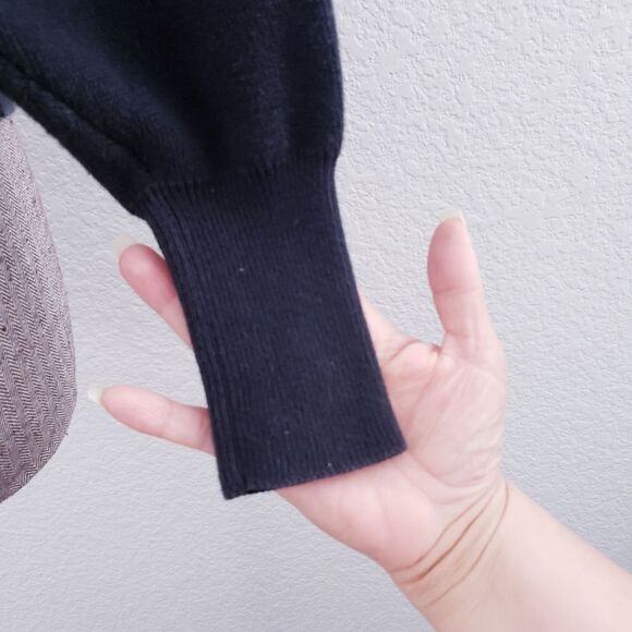 Vintage 80's/90's Casual Corner Knitted Raglan Crewneck Sweater Small - Picture 6 of 11